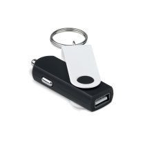 Universal USB Car Charger with Keyring with Customized Logo